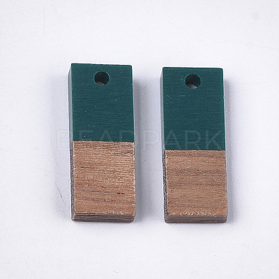 Resin & Walnut Wood Pendants RESI-S358-79C-1