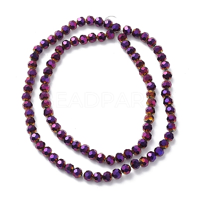 Electroplate Glass Beads Strands LS-EGLA-K015-09E-1