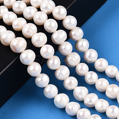 Natural Cultured Freshwater Pearl Beads Strands X-PEAR-N013-17N-01-1