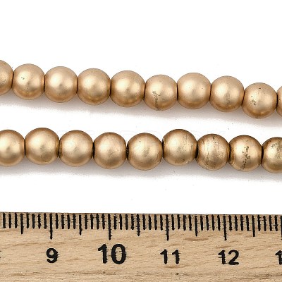 Electroplated Synthetic Non-magnetic Hematite Beads Strands G-H327-D01-01A-1