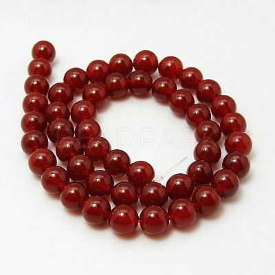 Natural Carnelian Beads Strands X-G-G338-6mm-02-1