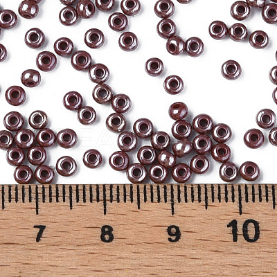 8/0 Czech Opaque Glass Seed Beads SEED-N004-003A-14-1