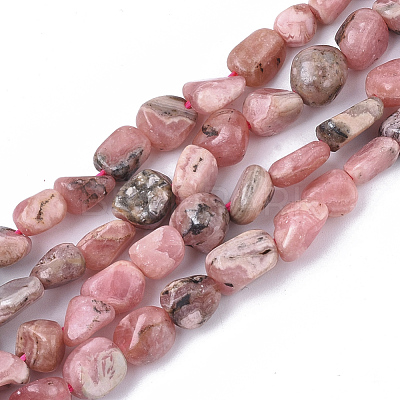 Natural Rhodochrosite Beads Strands G-S363-064-1