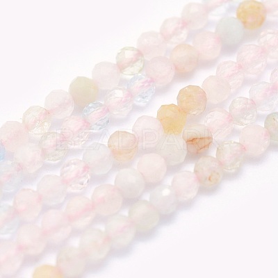 Natural Morganite Beads Strands G-O166-25-2mm-1