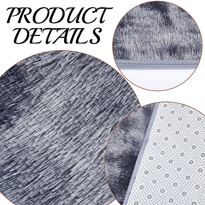 Polyester Fiber Rugs DIY-WH20007-837B-1