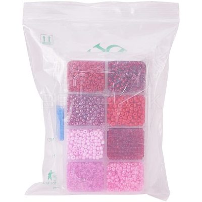 8/0 Round Glass Seed Beads SEED-PH0006-3mm-05-1