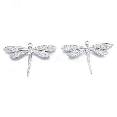 Non-Tarnish 304 Stainless Steel Pendant Rhinestone Settings STAS-N098-196P-1