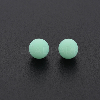 Opaque Acrylic Beads PAB702Y-B01-06-1