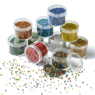 200G Glass Seed Beads SEED-YW0002-85C-1