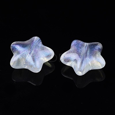 Transparent Acrylic Beads X-OACR-N008-096-1