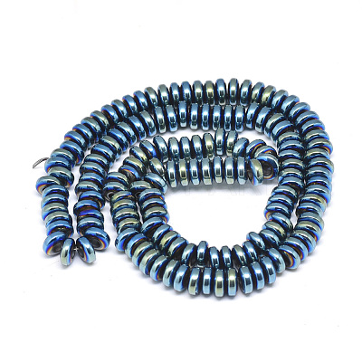 Electroplate Non-magnetic Synthetic Hematite Beads Strands G-T061-42A-1