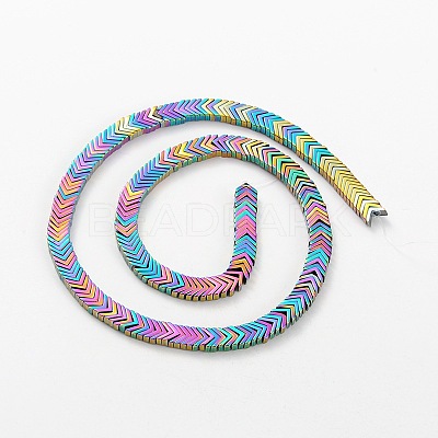 Electroplate Non-magnetic Synthetic Hematite Beads Strands G-L268-05H-1