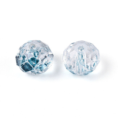 Baking Paint Transparent Glass Beads X1-GLAA-N011-10mm-03-1
