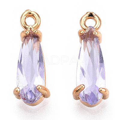 Faceted Glass Pendants X1-GLAA-T010-004F-1