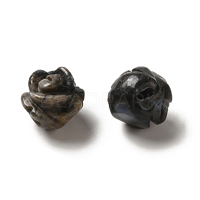 Natural Glaucophane Carved Flower Scattered Beads G-O156-B-30-1