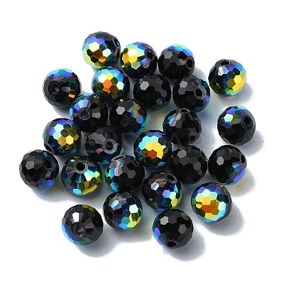 AB Color Plated Glass Beads EGLA-P059-02A-AB13-1