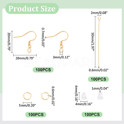 DIY Earring Making Finding Kit DIY-UN0005-36-1