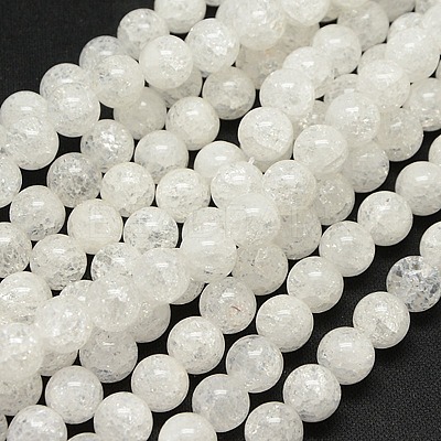 Natural Crackle Quartz Beads Strands X-G-N0007-10mm-11-1