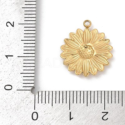 304 Stainless Steel Pendants STAS-C121-44F-G-1