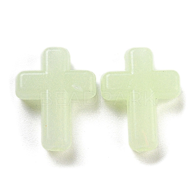 Luminous Transparent Acrylic Beads LACR-P001-02-1