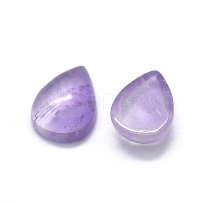 Natural Amethyst Cabochons G-O175-22-14-1