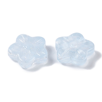Baking Paint Glass Beads GLAA-S202-06G-1