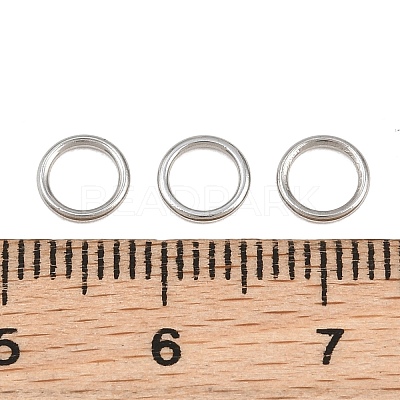 304 Stainless Steel Closed Jump Rings STAS-G393-06P-13-1