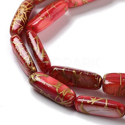 Natural Freshwater Shell Dyed Beads Strands SHEL-D082-18D-1