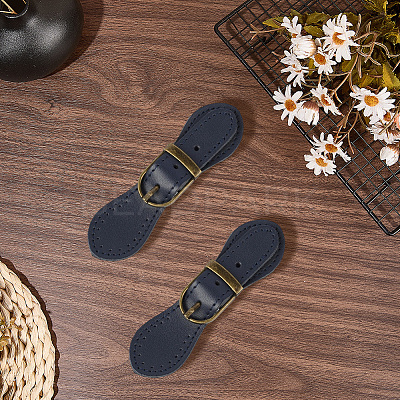 Leather Toggle Buckle AJEW-CL0003-73B-1