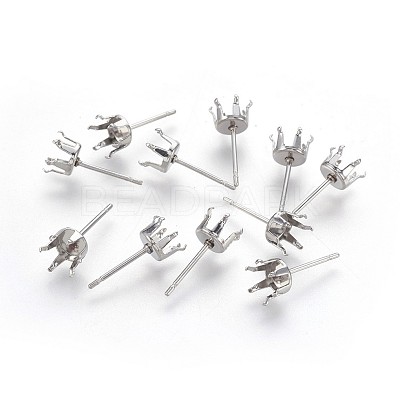 Tarnish Resistant 304 Stainless Steel Stud Earring Findings LS-STAS-P221-20F-P-1