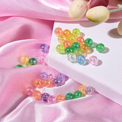 Eco-Friendly Transparent Acrylic Beads X-PL733M-1