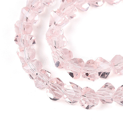 Transparent Glass Beads Strands GLAA-N018-4mm-08-1