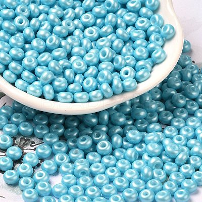 Baking Paint Luster Glass Seed Beads X1-SEED-B001-04A-03-1
