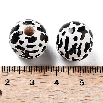 Wood European Beads WOOD-M011-03A-1