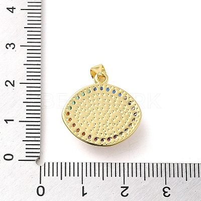 Golden Brass Pendants KK-A198-05G-01-1