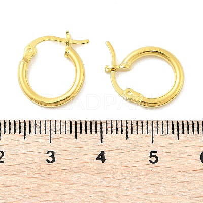 925 Sterling Silver Hoop Earrings STER-P047-13A-G-1