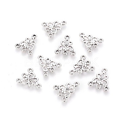 Triangle Tibetan Style Alloy Chandelier Components Links X-LF0178Y-1