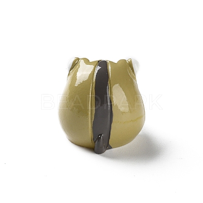 Resin Hamster Display Decoration AJEW-S037-06-04-1