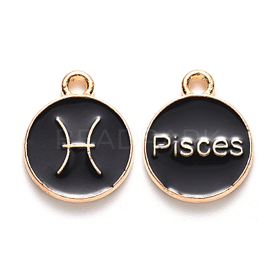 Alloy Enamel Pendants LS-ENAM-S124-01A-08H-1