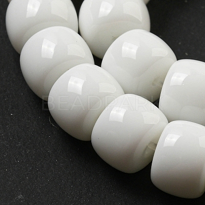 Opaque Glass Beads Strands X-GLAA-NH0002-B05-1