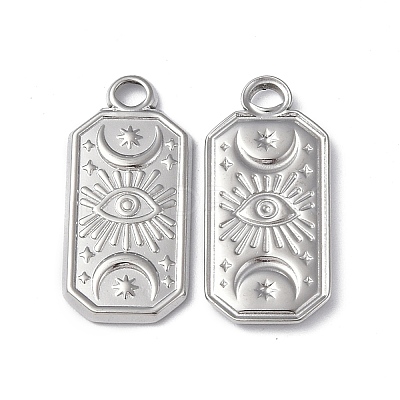 Non-Tarnish 304 Stainless Steel Pendants STAS-C066-23P-1