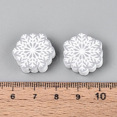 Spray Painted Schima Wood Beads WOOD-T032-40-1