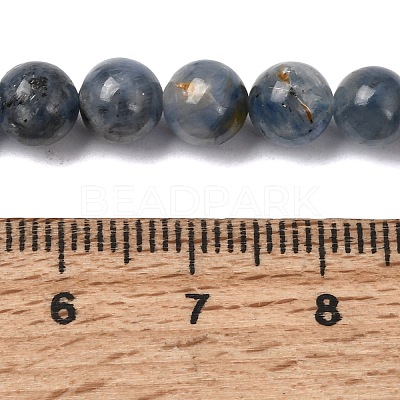 Natural Kyanite/Cyanite/Disthene Beads Strands G-G272-A01-6mm-1