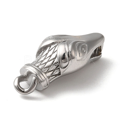 Non-Tarnish 304 Stainless Steel Pendant Rhinestone Settings STAS-Q252-27P-1