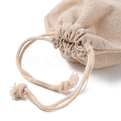 Cotton Packing Pouches Drawstring Bags ABAG-R011-10x12-1