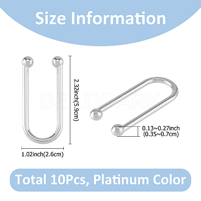 10Pcs Alloy Bikini Clips FIND-FH0009-23P-1