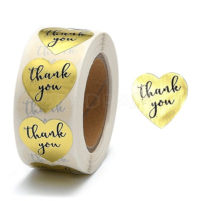 1 Inch Thank You Stickers DIY-G021-13C-1