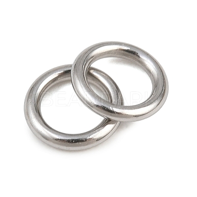 304 Stainless Steel Closed Jump Rings STAS-G393-06P-06-1
