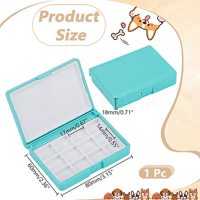 Watercolor Paints Tins Box AJEW-WH0696-060B-1