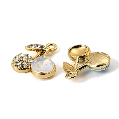 Alloy Rhinestone Pendants FIND-K032-38G-1